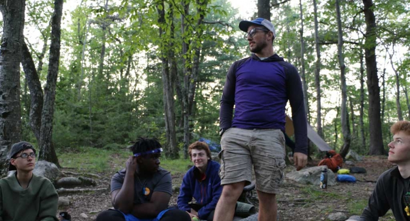 teens learn backpacking skills in philadelphia